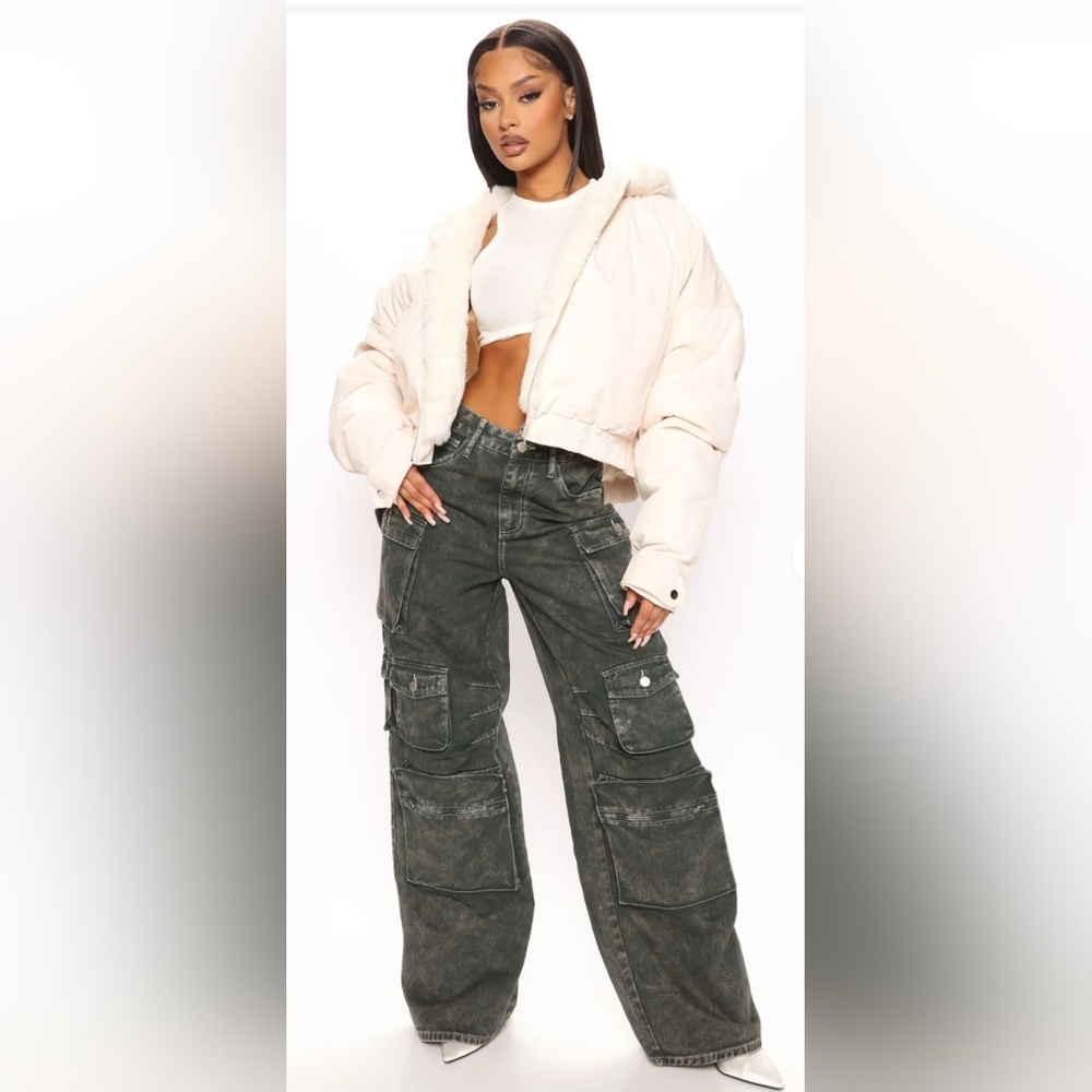 Fashion Nova Cargo Jeans